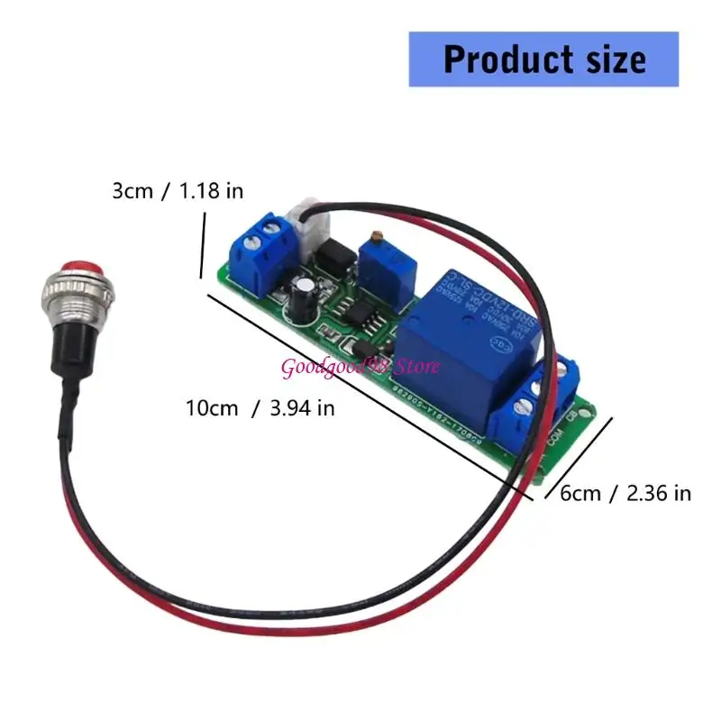Industrial High Precise Timing Relays NE555 Chip Stable Operation From -20℃~80℃ 