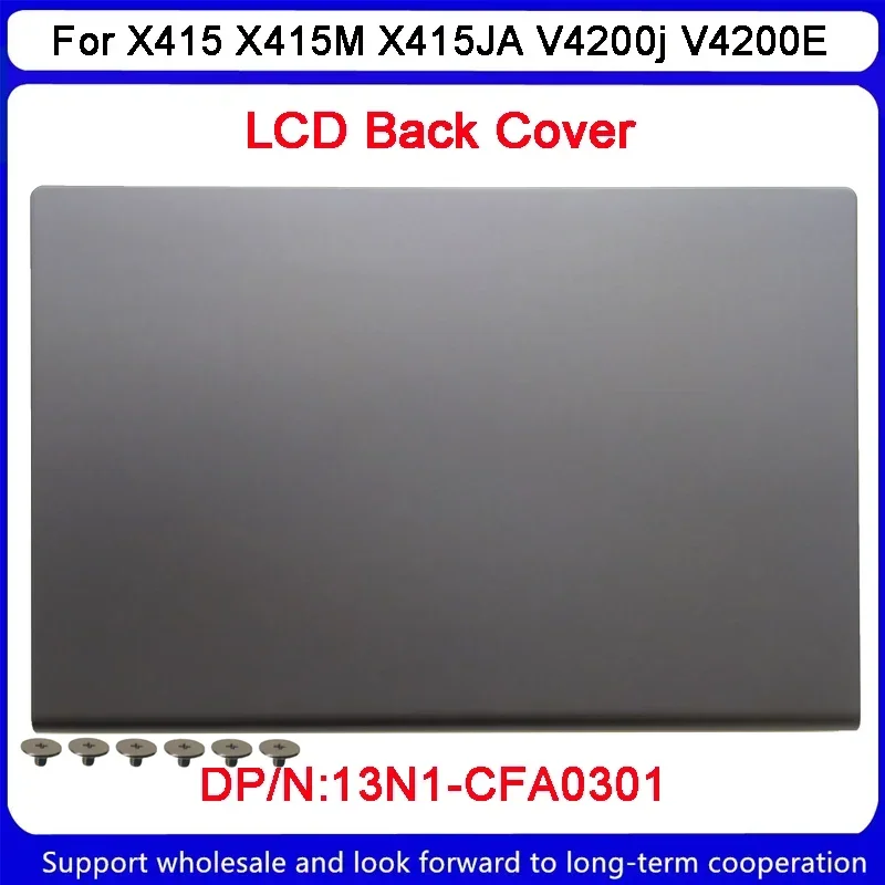 New For Asus X415 X415M X415JA V4200j V4200E LCD Back Cover 13N1-CFA0301