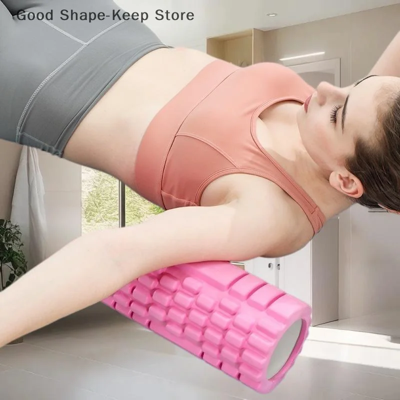 أسطوانة يوجا دائرية ممتازة من إسفنج EVA لتدريب البيلاتيس المنزلي المحسن، تدليك عضلات الصالة الرياضية واللياقة البدنية