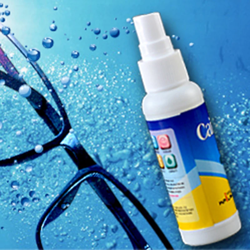 50ML Lens Cleaner Glasses Sunglasses Eyeglass Cleaning Solution Spray Bottle Glasses Cleaner Supplies Eyewear Accessories