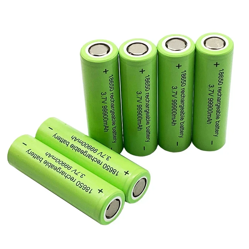 3.7V 18650 Lithium Battery High capacity 99900mah Rechargeable Batteries For Flashlight Toy electrical Portable Bateria Parts