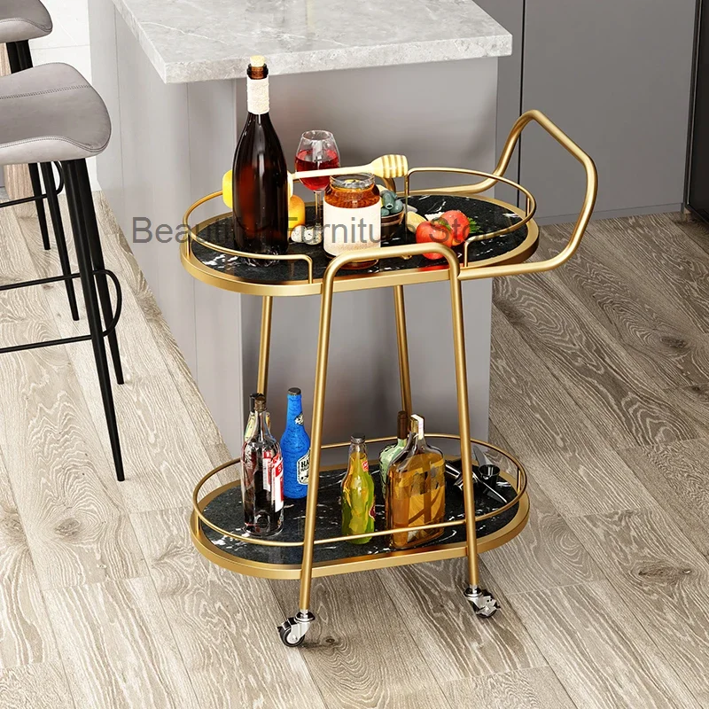 Candy Golf Cart Grocery Mobile Coffee Camping Bar Tea Trolley Rack Cart Tool Carrito Organizador Con Ruedas Kitchen Furniture