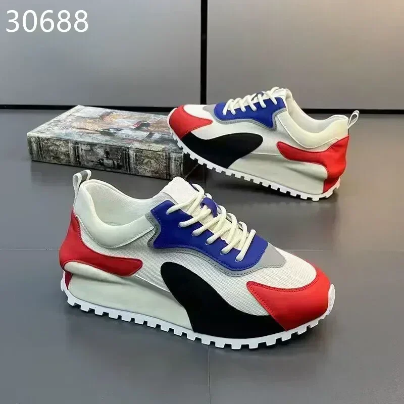 Zapatos para hombre y mujer, zapatillas nuevas de calle, zapatillas para correr de diseñador de tendencia, zapatos informales con plataforma cómodos