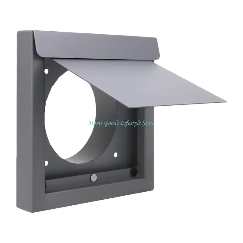 

E74E 4Inch Carbon Steel Dryer Vents Guard Easy Install Outdoor Dryer Vents Cover