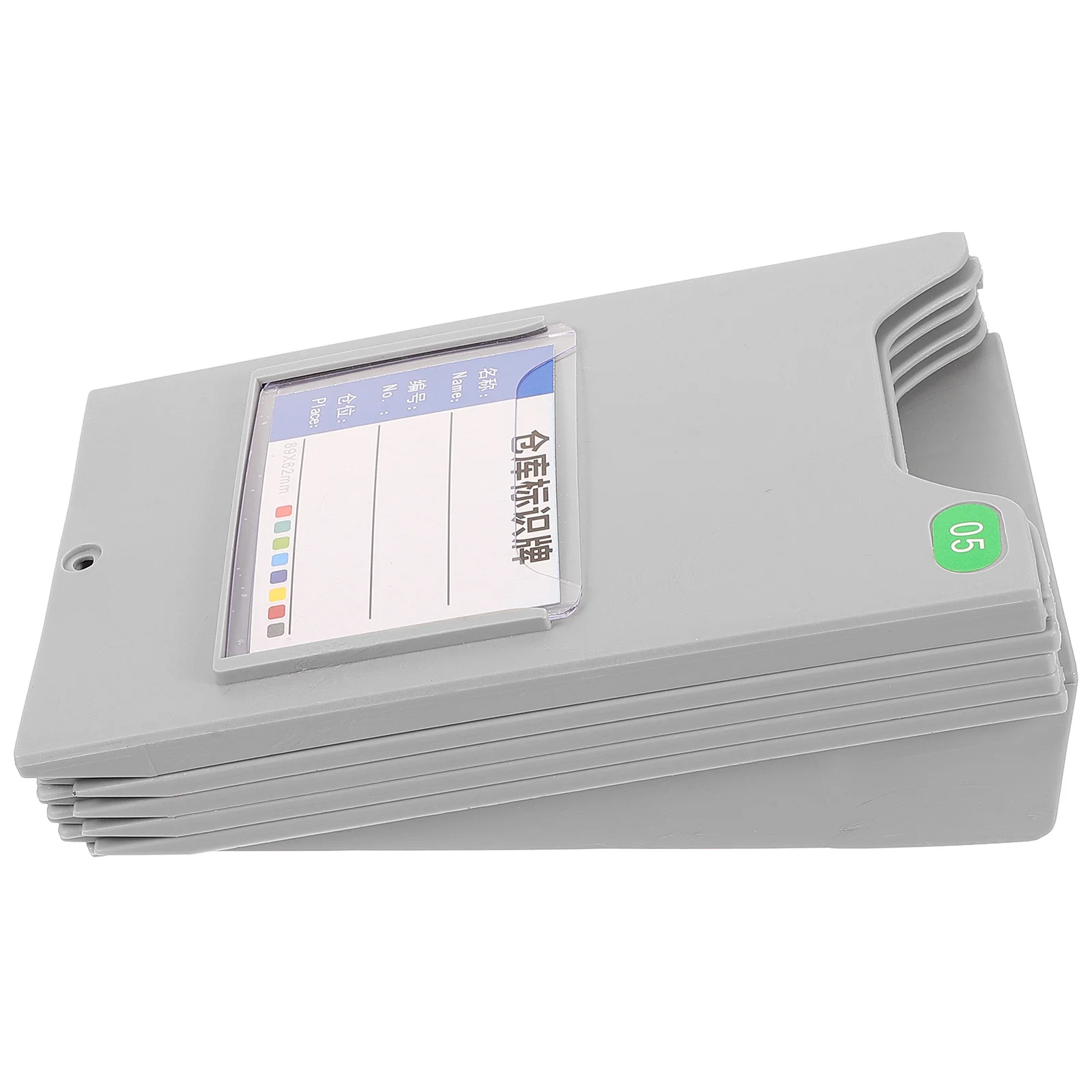 Material Card Holder For Warehouse Office Storage Rack Saving Plastic Document Organizer Time Card Wall