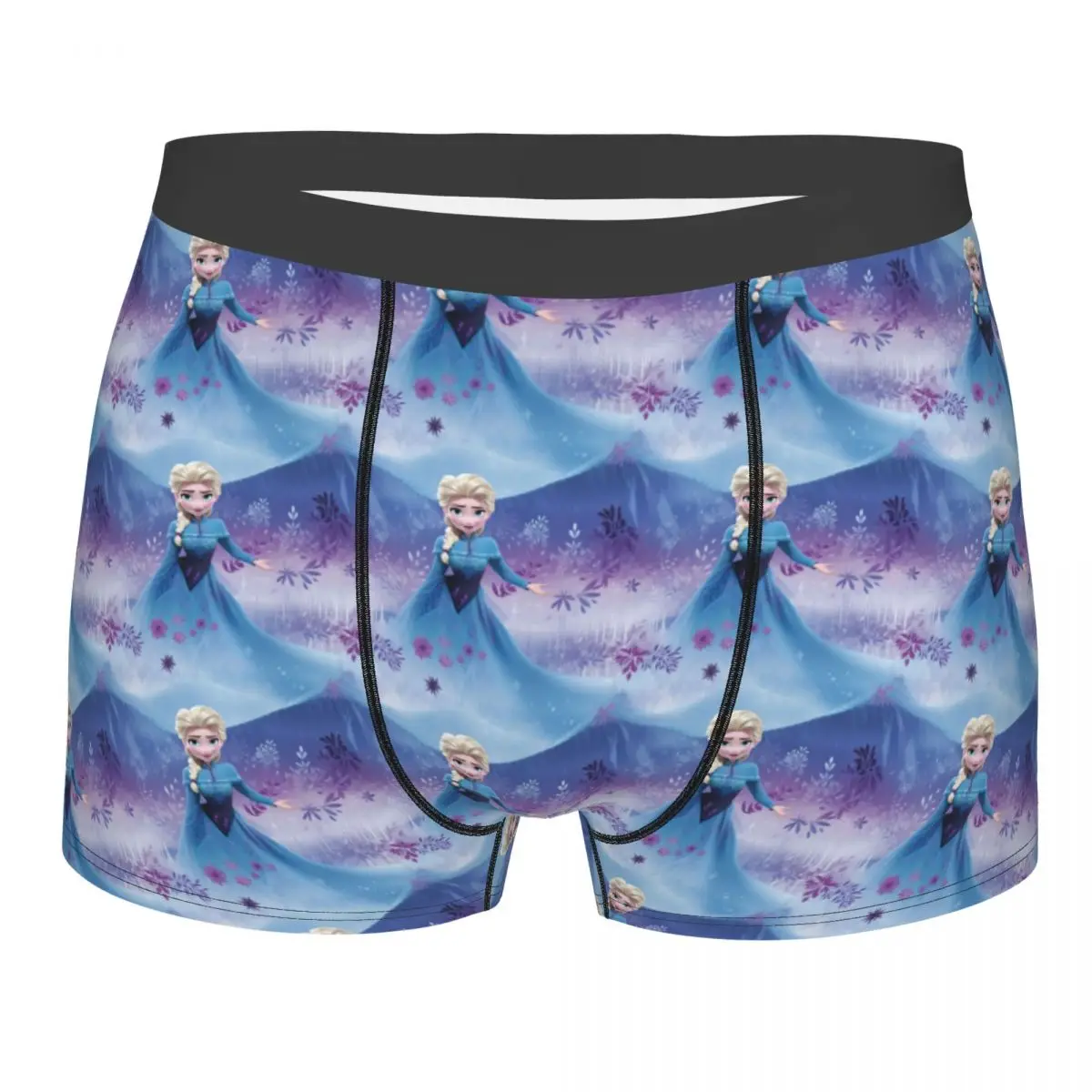 

Custom Frozen Cartoon Underwear Male Printed Boxer Briefs Shorts Panties Breathable Underpants