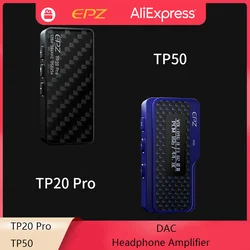 EPZ TP20 Pro TP50 Portable DAC Audio Headphone Amplifier / Dongle Type C /Lightning CS43131X2 CS43198X2 RT6863X2 Decoder 3.5/4.4