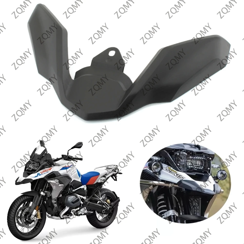 Motorcycle Front Beak Fairing Extension Wheel Extender Cover Matte Black For BMW R1200GS LC 2018-2019 R1250GS 2019-2021