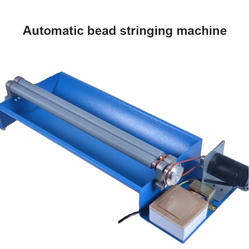 Automatic Beading Threading Machine 110V/220V Round Bead Jade String Tool Jewelry Bracelet Necklace Making Tool For Jewelers