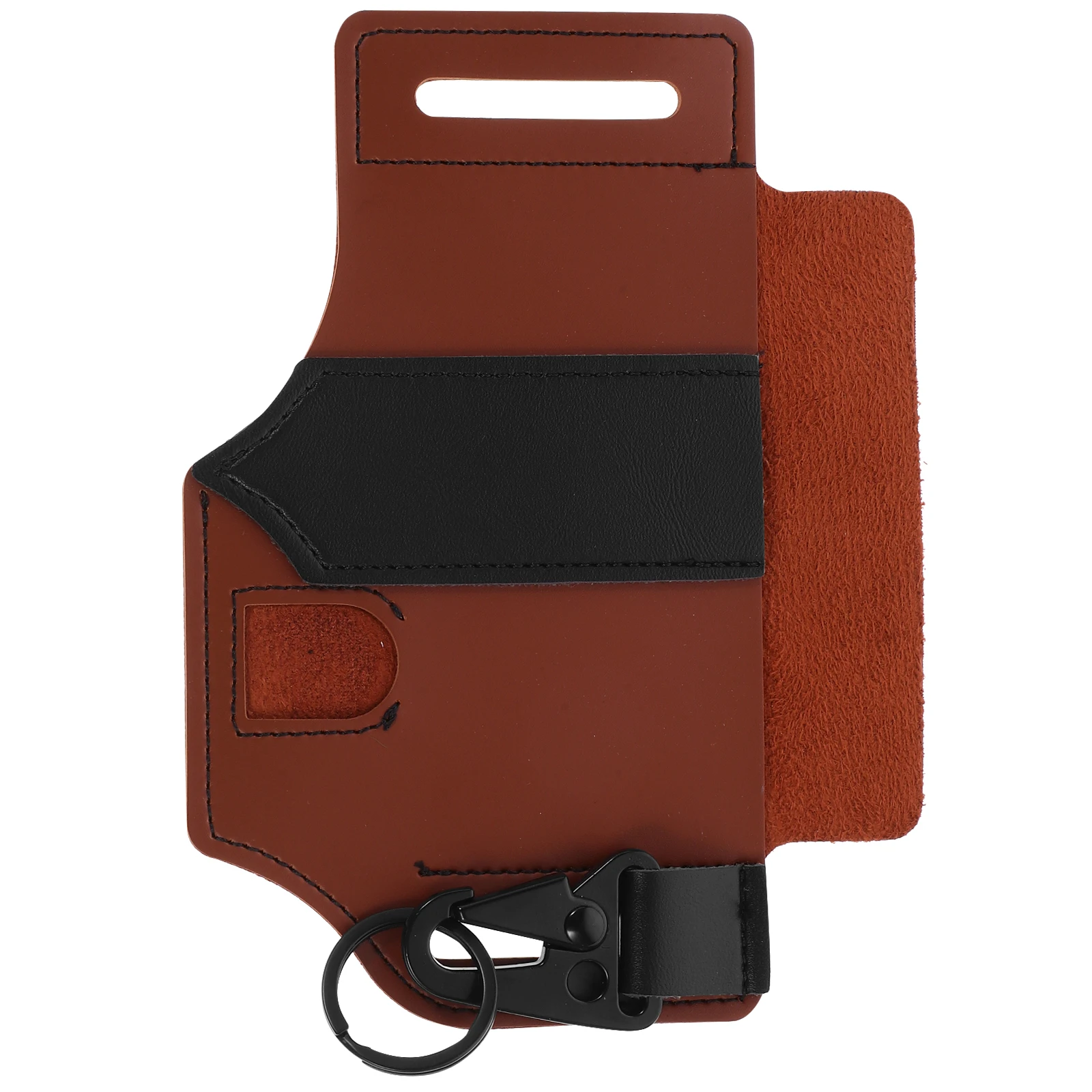 

Tool Belt Pouch Waist Bag Pocket Organizer For Flashlight Outdoor Camping Multi-functional Lightweight Durable Brown