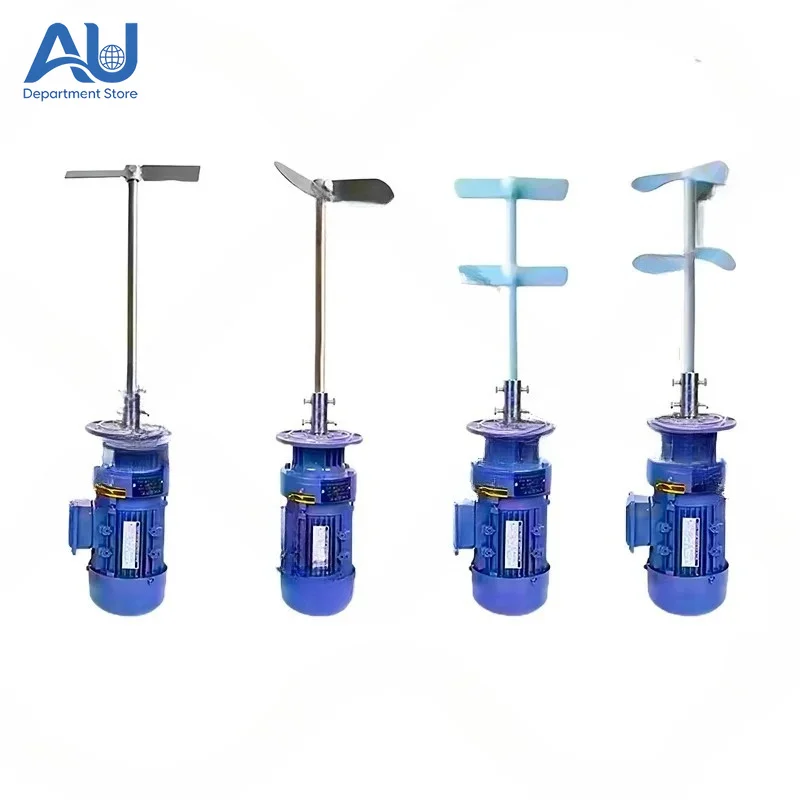 Sewage Liquid Dosing Mixer Vertical Reducer Industrial Chemical Detergent Dosing Barrel Agitator Motor Pump
