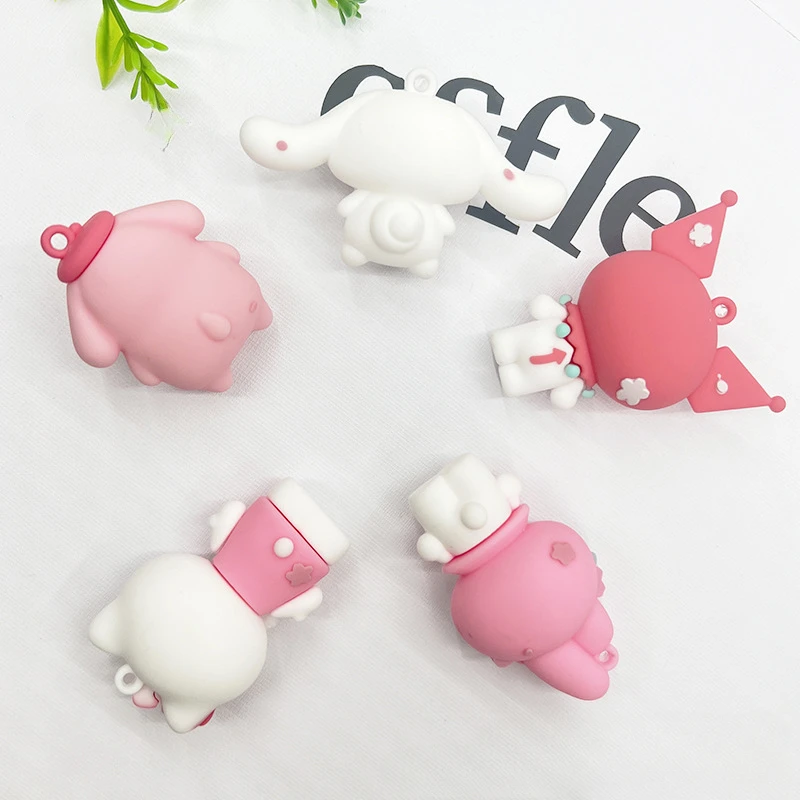 Cartoon Sakura KT Keychain Plush Toy Charm