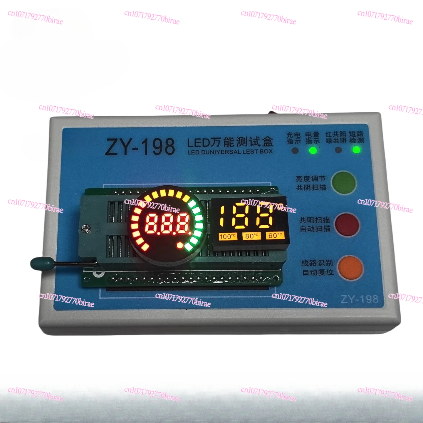 Professional ZY-198 LED Universal Tester Portable Digit Display Tester Tool 2025(Character Count: