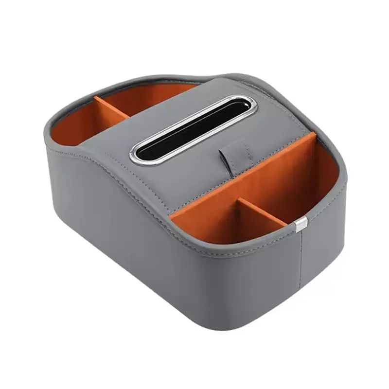 

A57E-Armrest Extension Organizer 5-In-1 Universal Storage Featuring Wtih Tissue Holder Cup Holder Arm Rest Box
