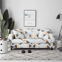 Stretch Sofa Slipcover Cover Elastic Couch Protector Cover Modern Sofa Cover for Living Room 2/3/4 Seater Chair Cover Home Decor