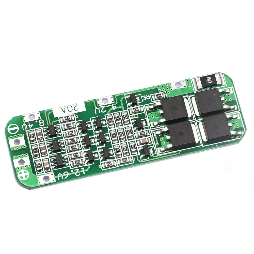 3S 20A Li-ion 18650 Battery BMS Charger Protection Board – 12.6V PCB Module (59x20x3.4mm)