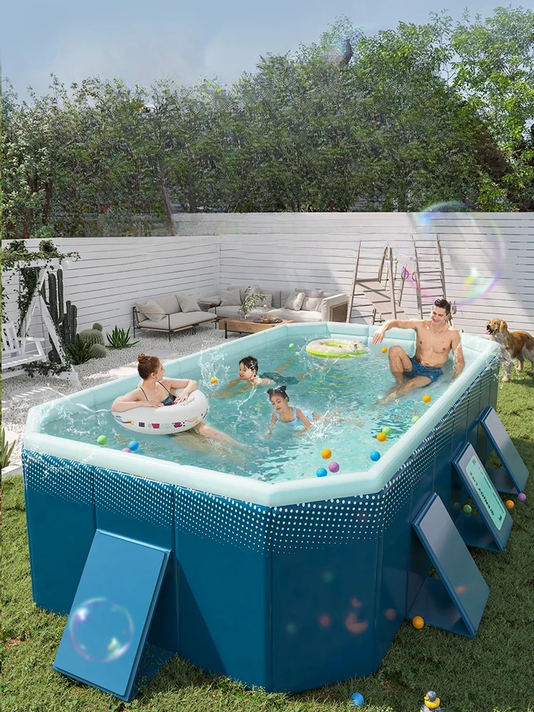 

Support with canopy for children's household, non inflatable and foldable baby swimming bucket for household use