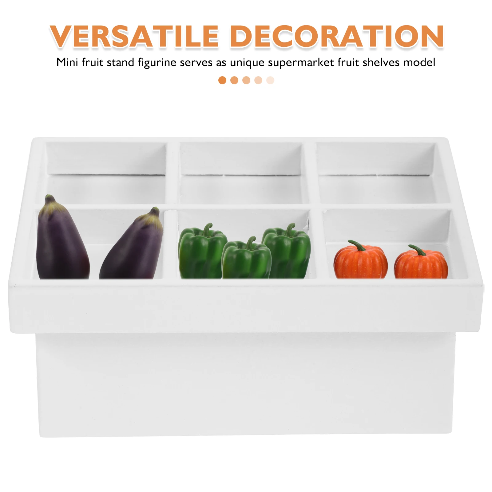 1pcs 1:12 Scale Dollhouse Vegetable Rack Plastic Miniature Fruit Stand For Kitchen Grocery Display Cabinet Decoration Playset