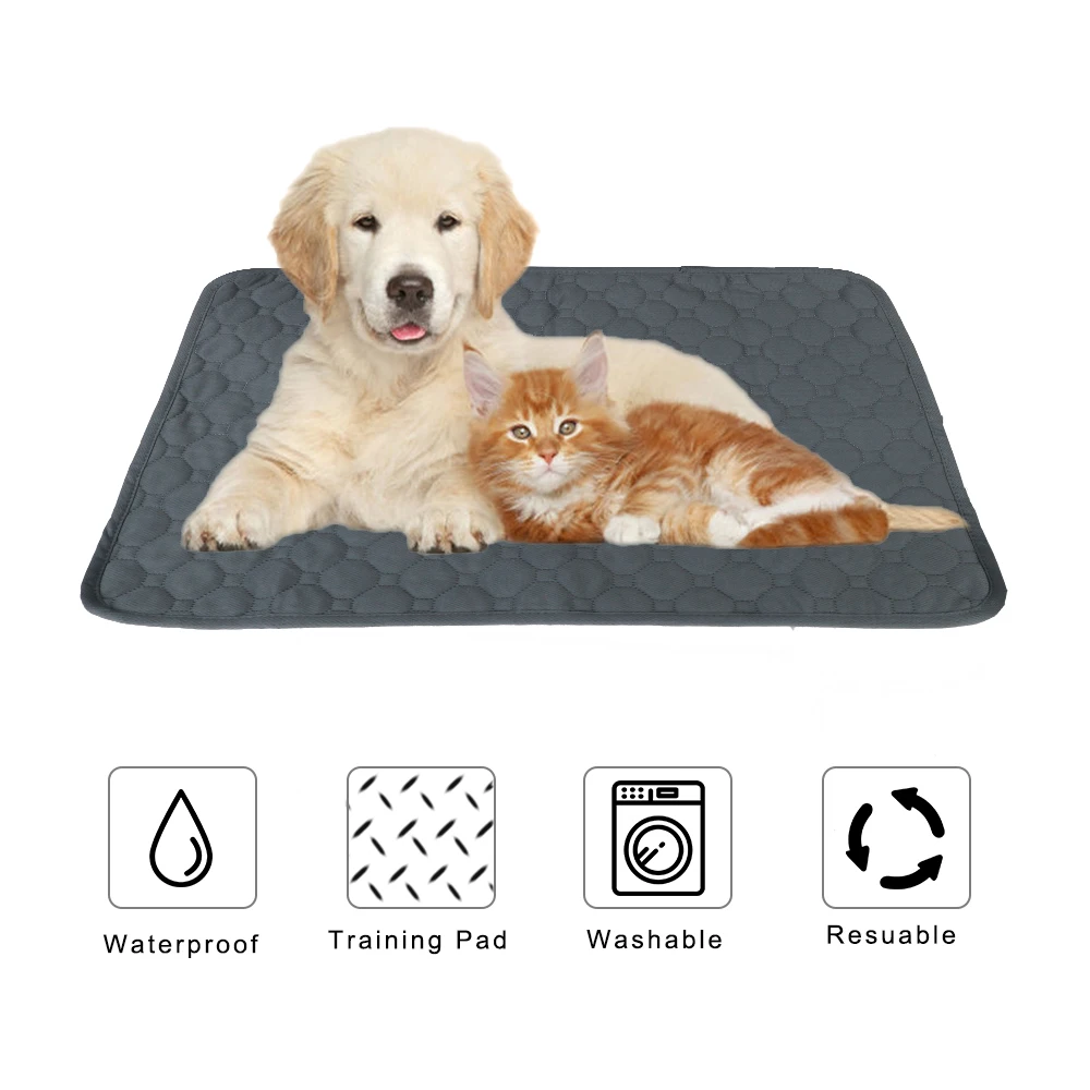 Urine Absorbent Waterproof Dog Pet Environment Protect Washable Diaper Mat Reusable Training Pad Car Seat Cover