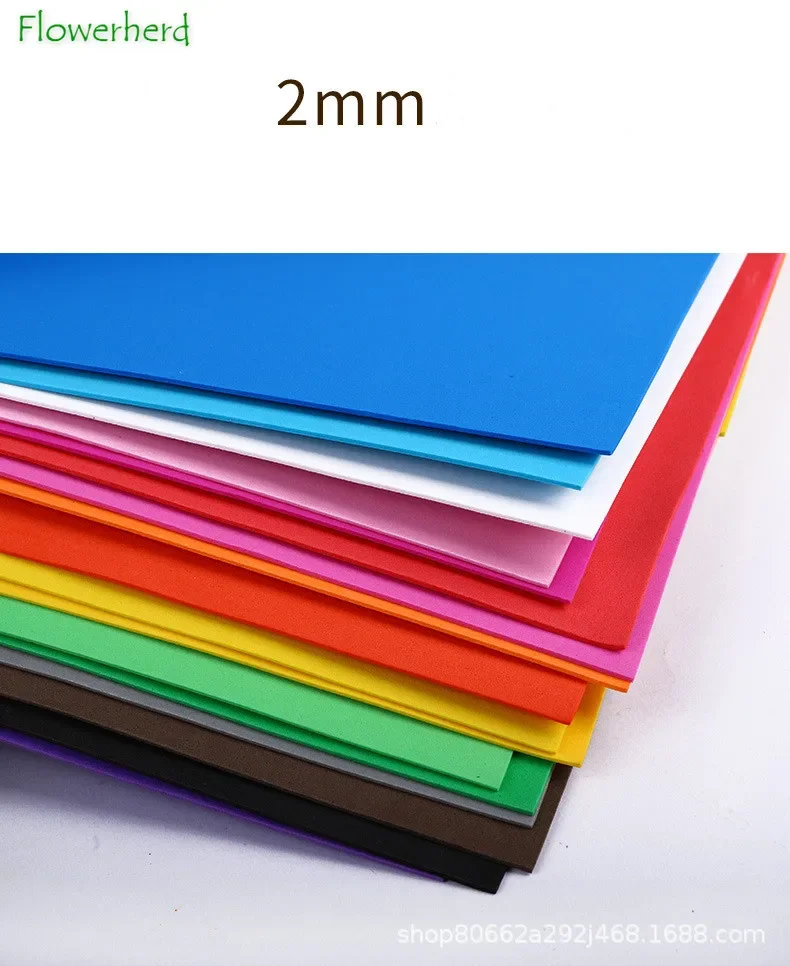 Craft EVA Foam Sheets 2mm Multi-Size EVA Foam Paper Thick for Craft Projects Kids DIY Projects Classroom Parties Sewing and More