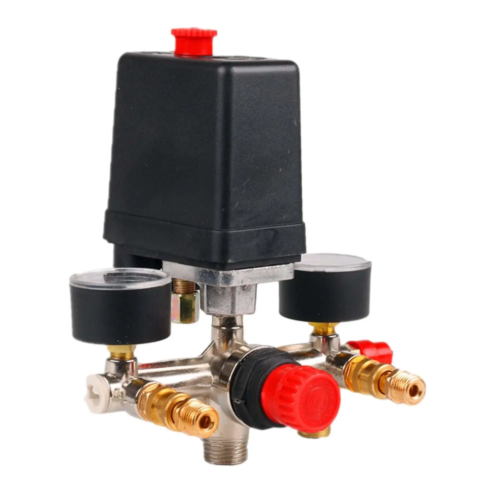 Pneumatic Air Compressor Pressure Switch Control Valves Horizontal Pressure Switch Regulator Easy to Install Accessory Reducer