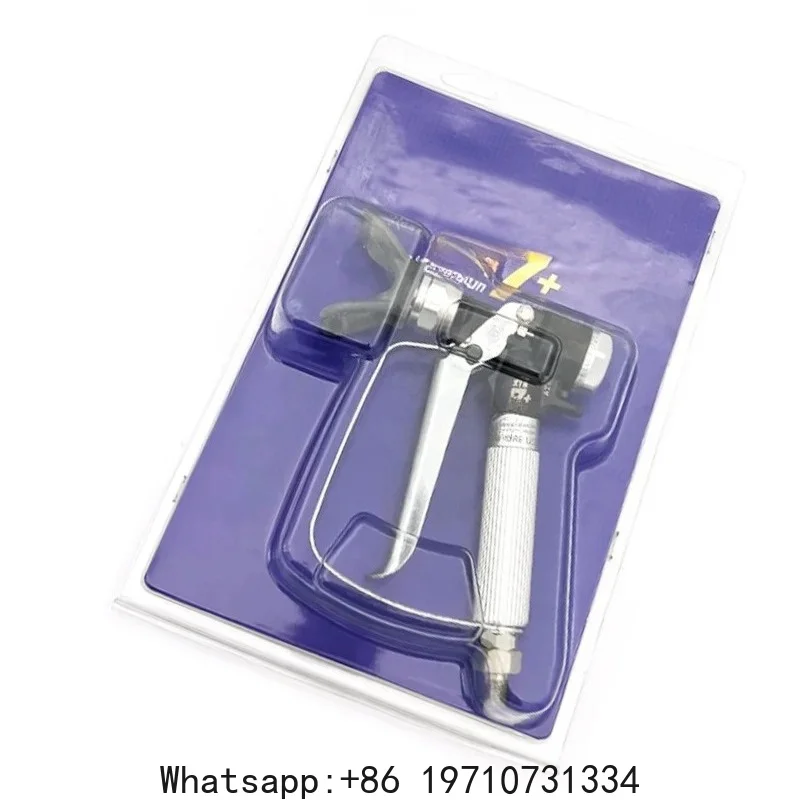 X T R5 and 7 Airless Spray Gun for 500 Bar Spraying Paint Jobs Round Handle, 4-Finger Trigger