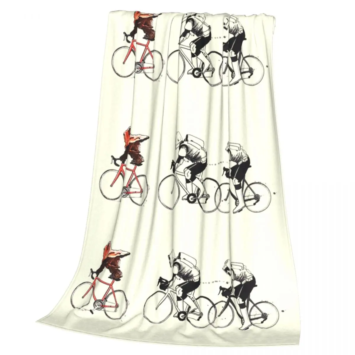 Ewok Bicycle Chase Classic Blankets Soft Warm Flannel Throw Blanket Bedspread for Bed Living room Picnic Travel Home Sofa