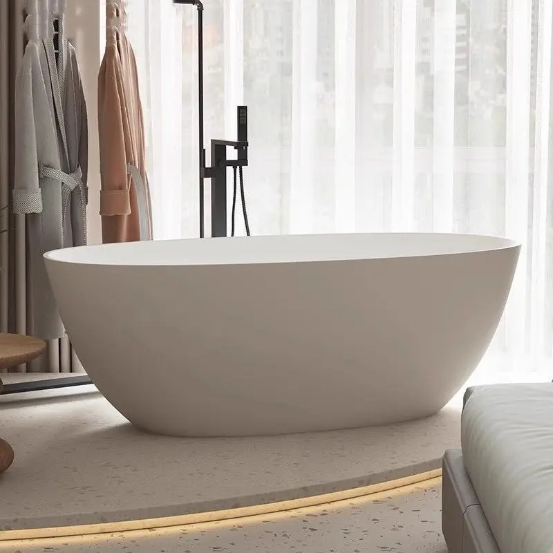 

Artificial stone bathtub Home independent hotel B & B Small apartment Xiaohongshu bathtub Polymer PMMA