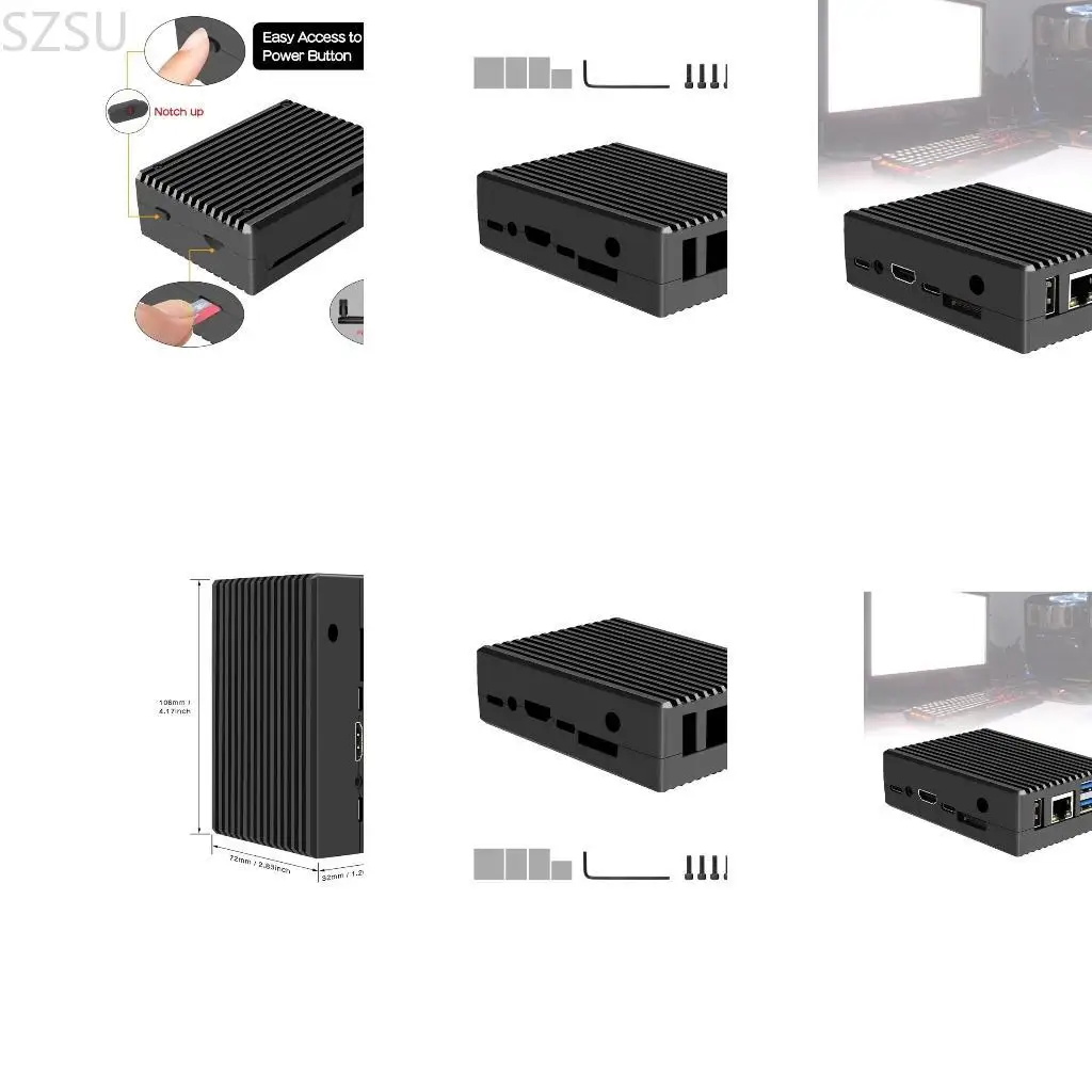 

SZSU Алюминиевый корпус защитный корпус пассивный корпус N507 для 5/5B