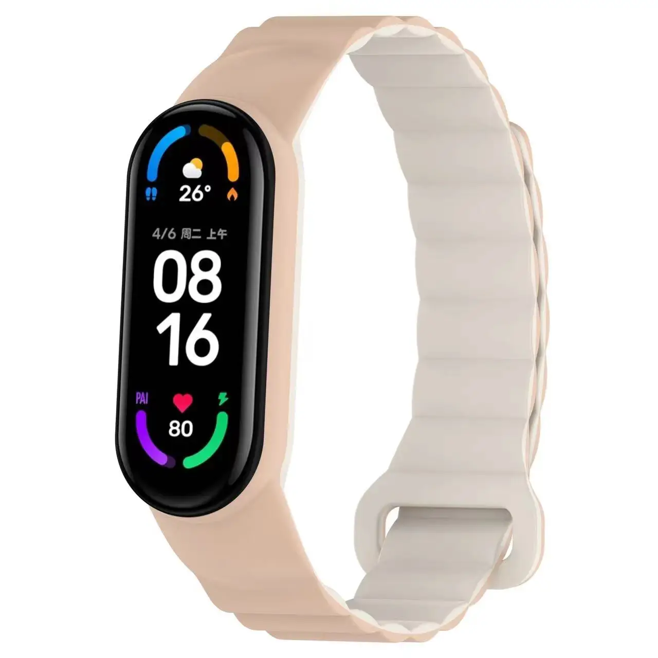 Silicone Magnetic Strap For Xiaomi 8 7 Mi Band 4 3 Sport Wristband For Xiaomi Watch 9 Miband 6 5 Accessories Watchcase Bracelet