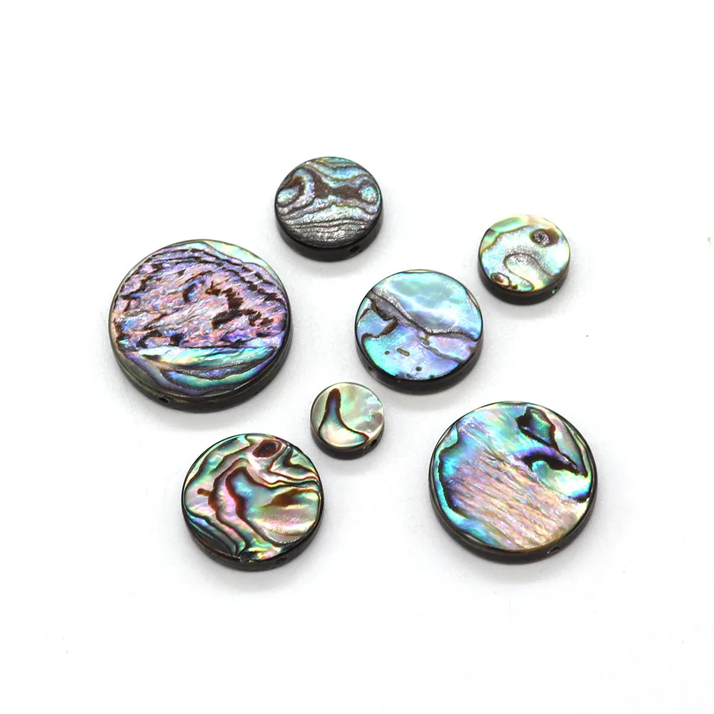 5 Pack Natural Abalone Bead Charms 6-20mm DIY Fashion Making Bracelet Necklace Earrings Beads Charm Women Gift Accessories