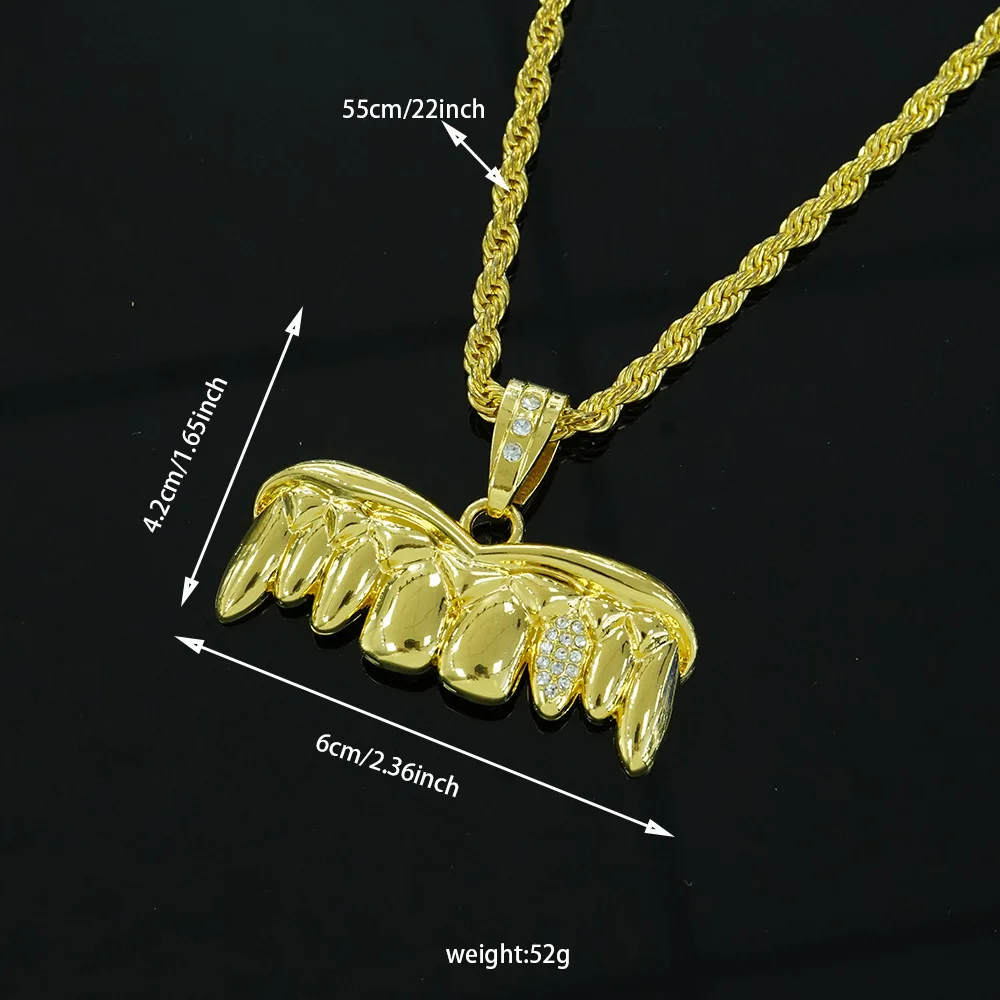DIY accessories Versatile cross-border hip-hop braces, pendants, accessories, diamond-encrusted European, American and cool dail