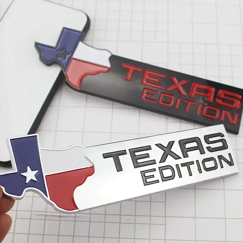 ABS TEXAS EDITION Star Rear Boot Trunk Car Emblem Badge Stickers Styling Accessories For Jeep Compass Wrangler Liberty Commander