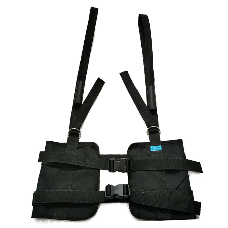 Horizontal bar Lumbar traction belt Suspender hanging fixing belt Household canvas Spinal herniation stretching belt
