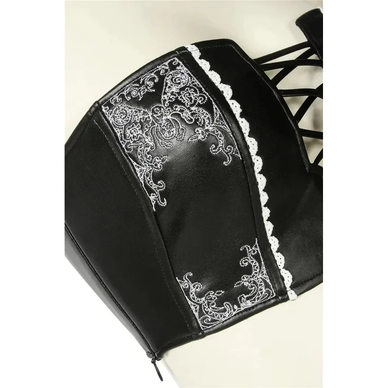 Sexy Trish Cosplay Costume Black DMC 5 Costumes Tube Top Pants Accessories Outfit Full Set and Individual Items Are Sold