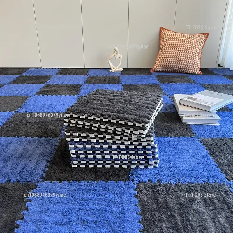 แผ่นรองกิจกรรมเด็กแบบนุ่ม 20 ชิ้น แผ่นรองเล่นเกมสำหรับเด็ก แผ่นรองปริศนาแบบอุ่น ไม่ลื่นและป้องกันการตก แผ่นปูพื้นแบบต่อกัน ผลิตภัณฑ์สำหรับเด็ก