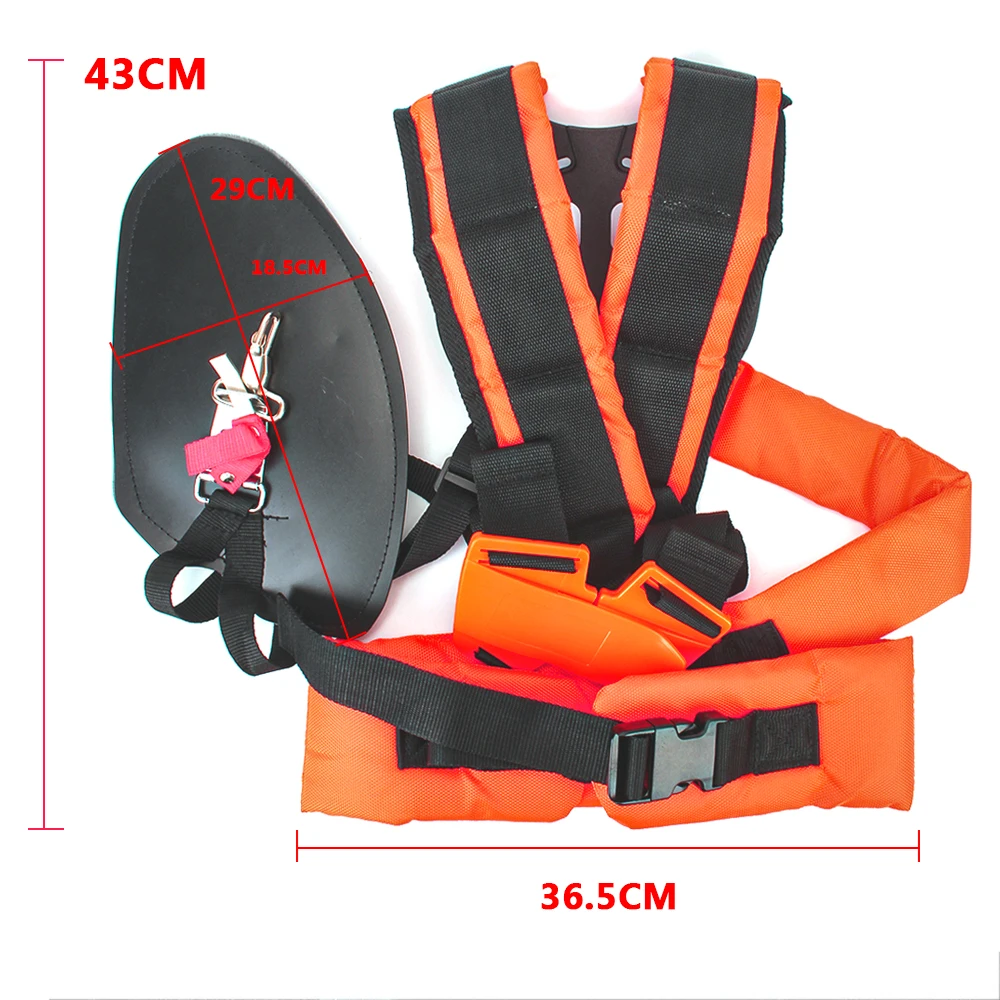 

Double shoulder straps W-shaped trimmer padded waist belt for comfort andeffortlessuse,forgardenaccessories.Idealforpruningwork.