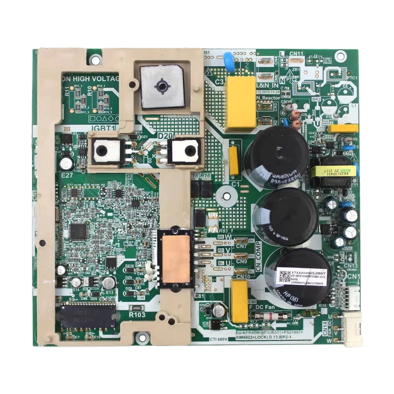 New For Midea Air Conditioner Control Board EU-KFR80W/BP3(IR311+PS21997+SIM6822+LOCK).D.13.WP2-1 17122000018251 Circuit PCB