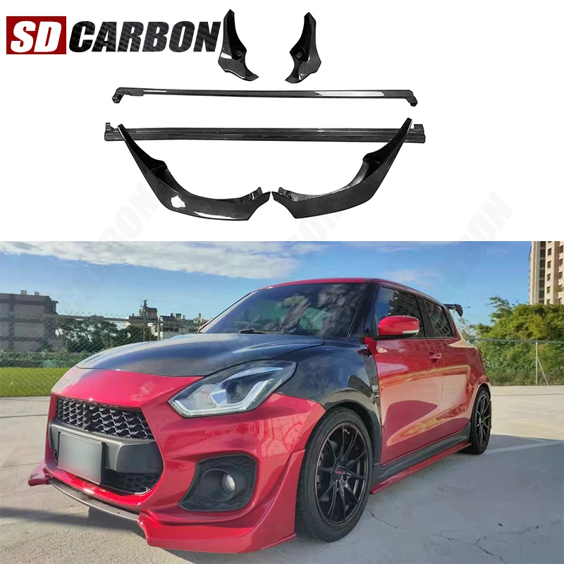 

Комплект карбоновых накладок на пороги, сплиттеров, бамперов и диффузоров для Suzuki Swift Sports ZC33S