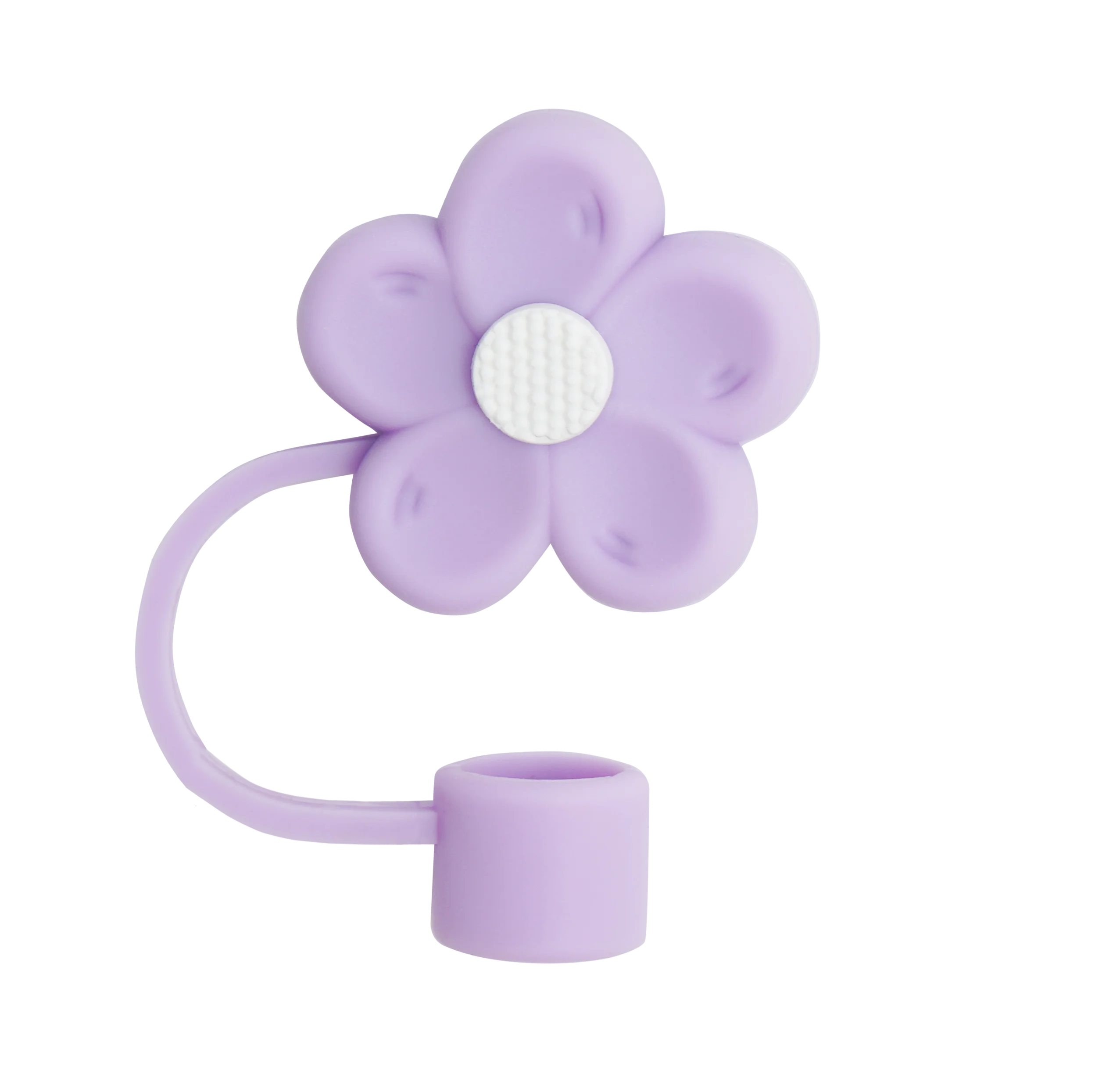 Cup straw lid, cute straw lid, compatible with 30&40Oz with handle roller, 10mm/0.4 inch silicone flower straw lid