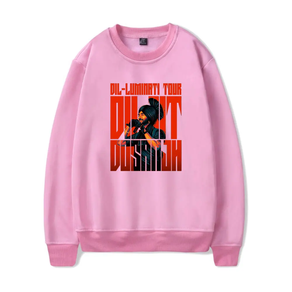 Diljit Dosanjh Dil-Luminati Tour خمر البلوز رجل/امرأة الشارع الشهير سترة أنيقة على الموضة الهيب هوب هوديي الشارع الشهير