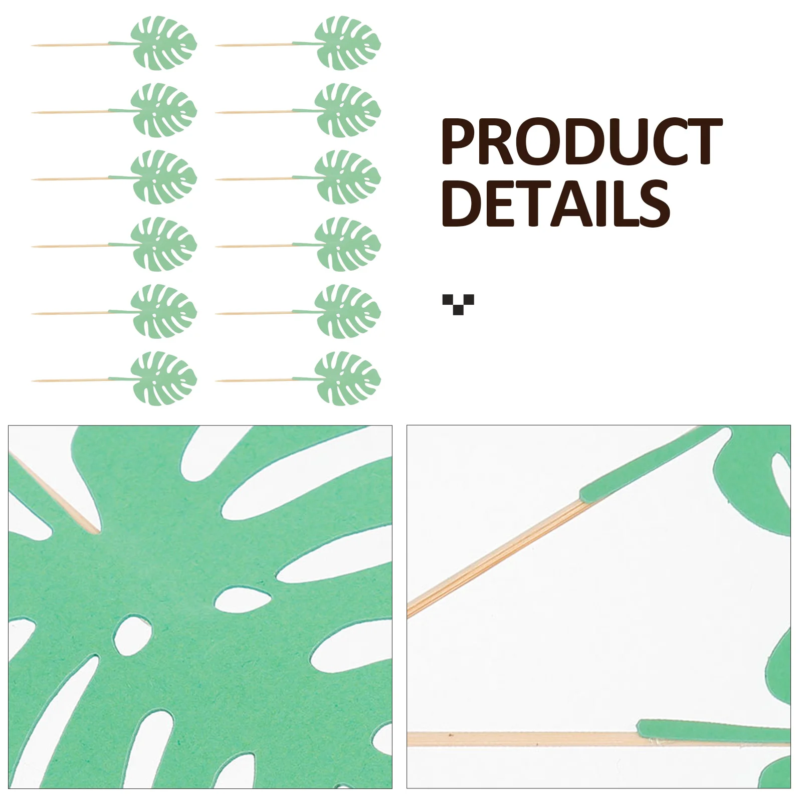 

30pcs Turtle Leaves Cake Picks Birthday Decor Monstera Inserts Festival Party Supplies Cupcake Topper Cake Decorations