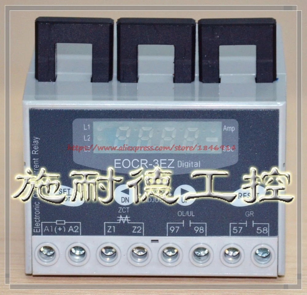 Motor protector   Electronic digital display over current relay  EOCR-3EZ 220V/440V/110V