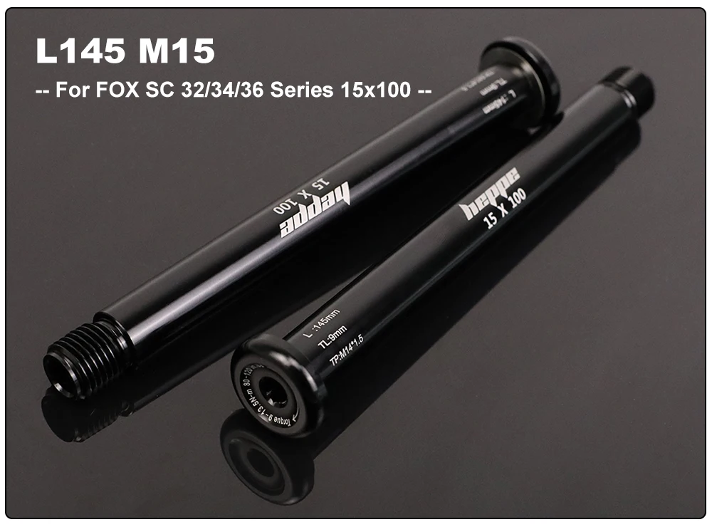 HEPPE Fahrrad 15x100/110 20x110 Steckachse MTB Gabel Welle Spieß Fahrrad Vorderradnabe Achse für FOX 32/34/36/38/40 Gabel – Detail 13