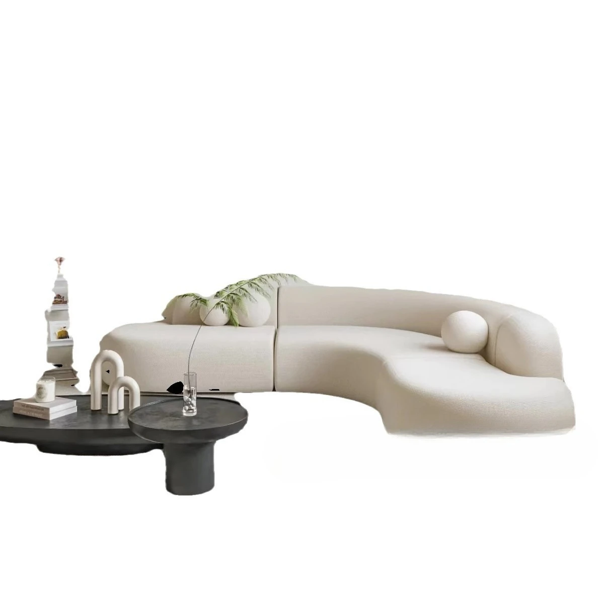 

Medieval, cream wind, arc, corner, sofa, fabric, hotel, model room