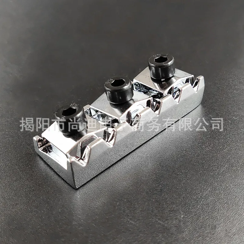 Universeller ST/SQ-Sattel für E-Gitarre, doppelter Sattel, 42 mm, langlebiges, gehärtetes Material für stabile Stimmung, Reparatur von Gitarrenteilen – Detail 3