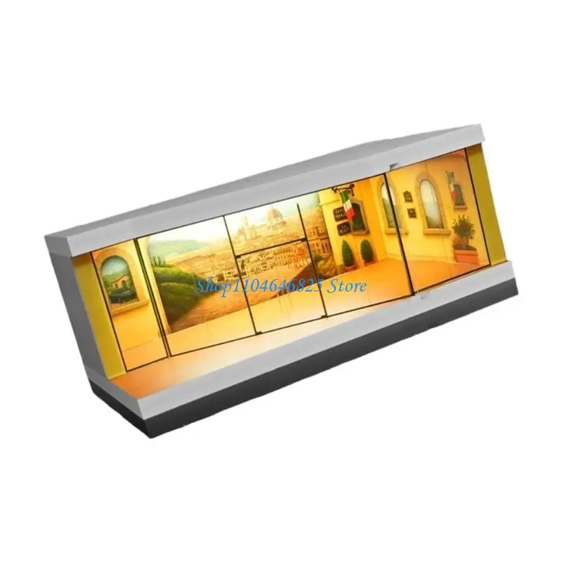 

Modularized Dustproof Storage Box for 1:64 Collectible Car Models Including Integrated Light Source Made of HighStrength Plastic