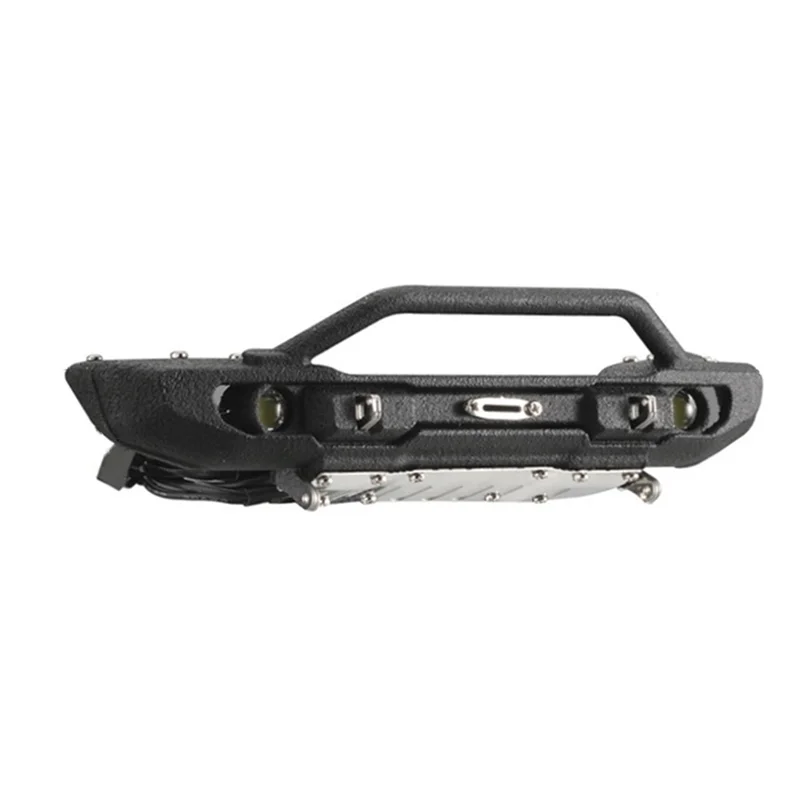 Front Bumper with LED Light for TRAXXAS TRX4M TRX4-M 1/18 RC Crawler Car Upgrade Parts Accessories