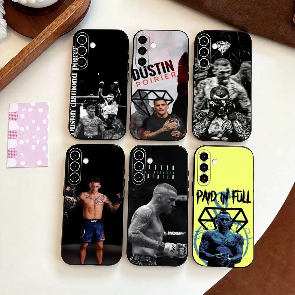 Dustin Poirier The Diamond  Phone Case Black Silicone Soft For Samsung Galaxy A73,A72,A71,A70,A53,A52,A51