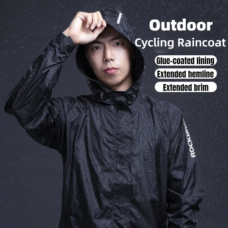 

Водонепроницаемая куртка для велоспорта, мужская дышащая светоотражающая куртка с капюшоном, водонепроницаемая спортивная куртка на открытом воздухе европейского размера, дождевая велосипедная куртка